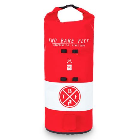 Two Bare Feet 90L Waterproof Dry Bag / SUP Carry Bag - Red £29.99